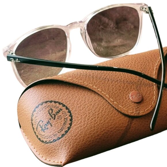 NEW · Ray-Ban Sunglasses · Polished · Gradient Grey · Square · RB4387 · Classic main image 14